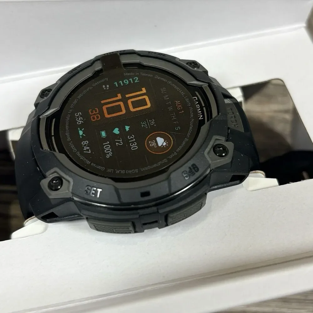 Garmin Instinct 3 45MM Rugged GPS Smartwatch AMOLED **BRAND NEW**